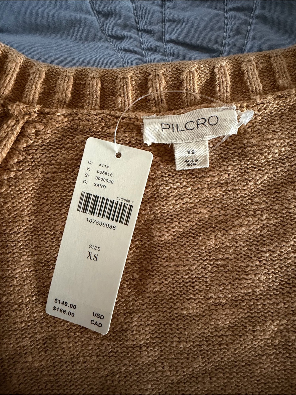 Anthropologie Olive Green Cropped Button Cardigan - Picture 4 of 6